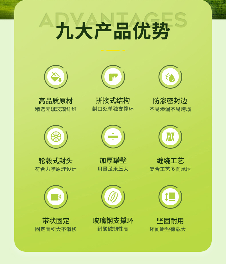 100立方玻璃鋼化糞池